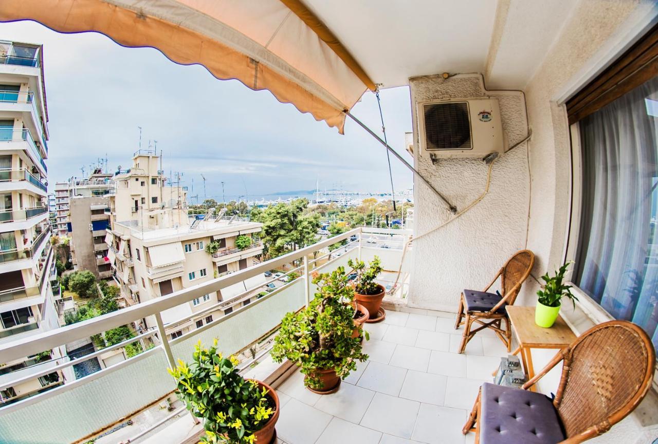 Flisvos Seafront-Marina Apartment Athen Exterior foto